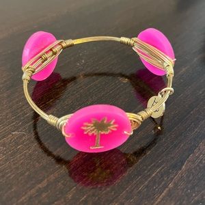 Bourbon and Bowties bracelet - pink palm tree